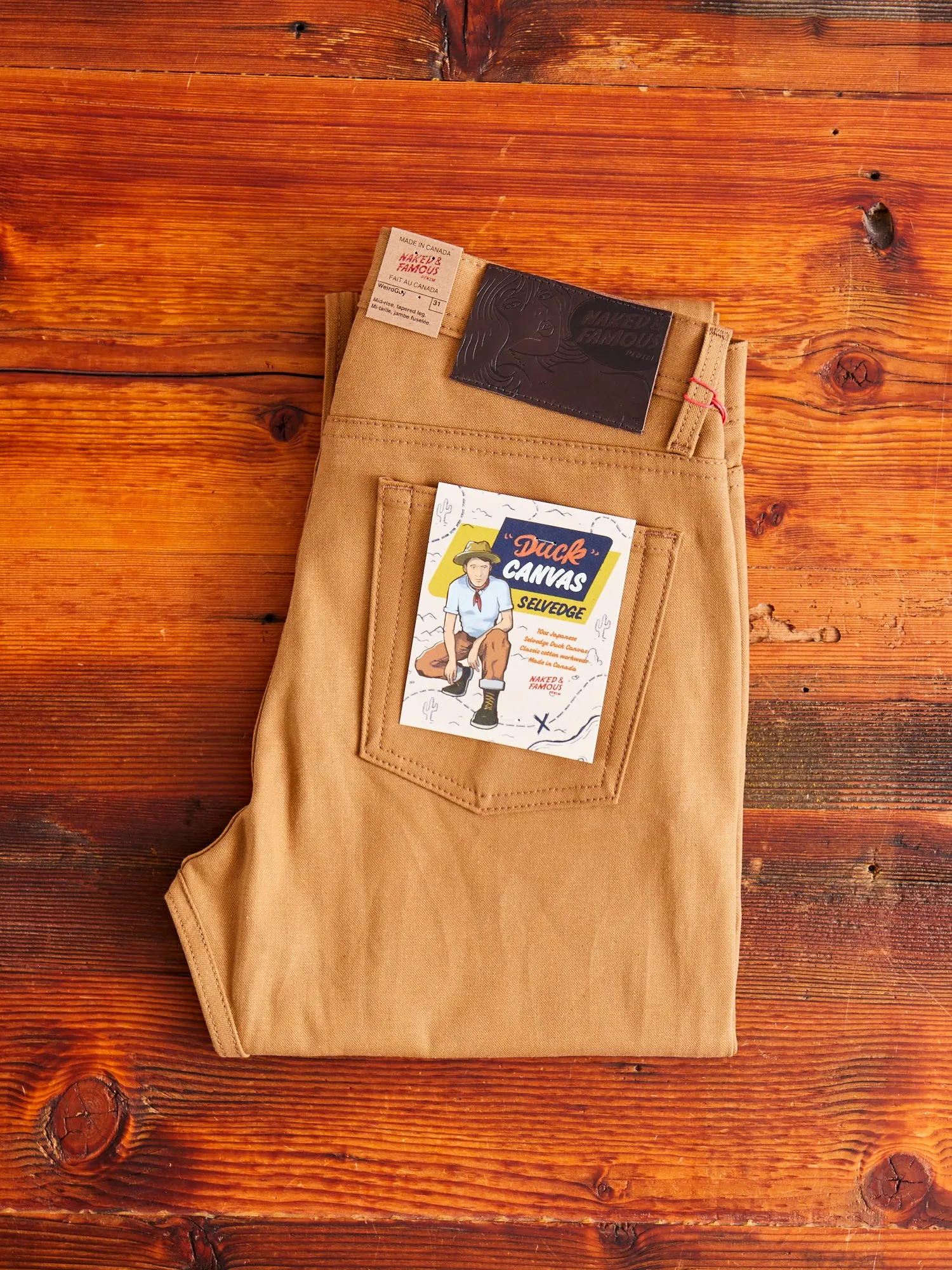 10oz Selvedge Duck Canvas - Weird Guy Fit