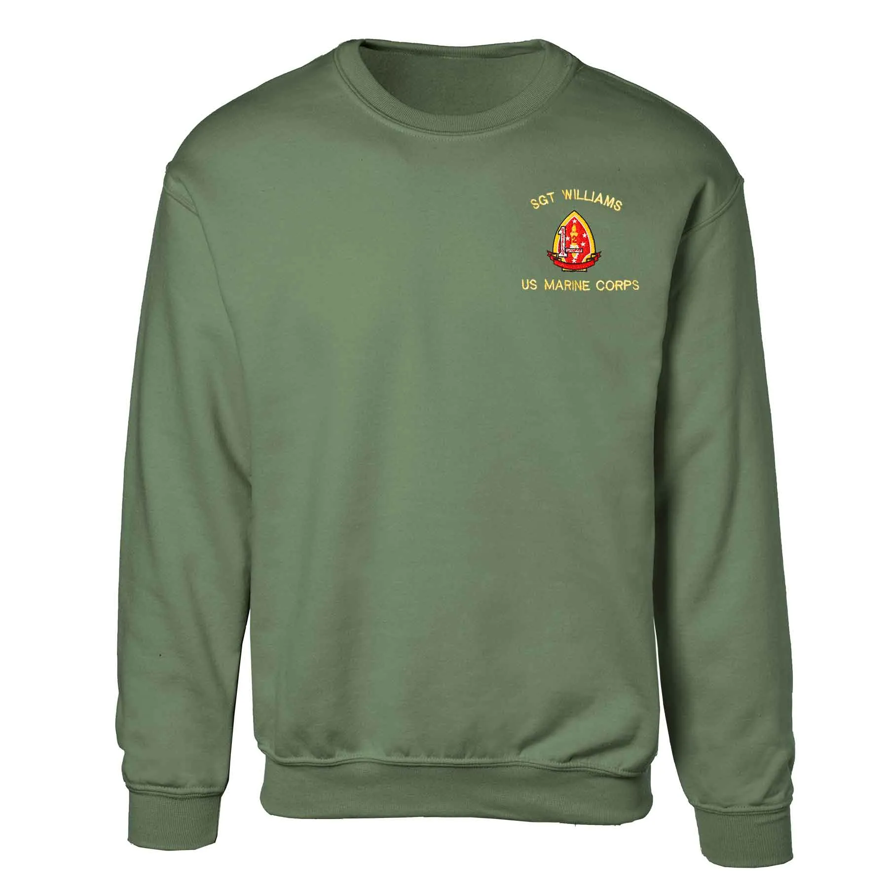 1st Battalion 2nd Marines Embroidered Sweatshirt