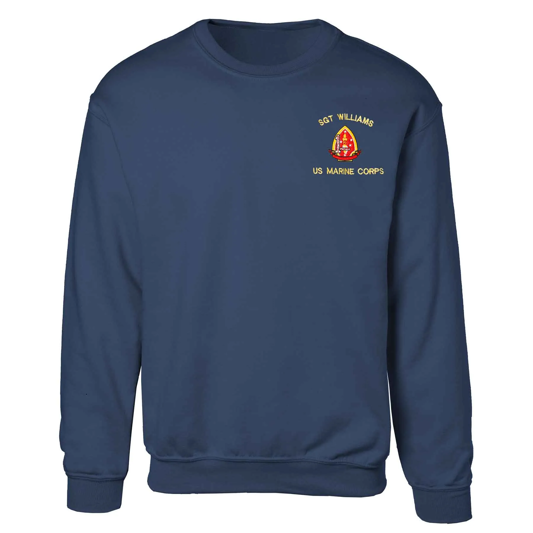 1st Battalion 2nd Marines Embroidered Sweatshirt