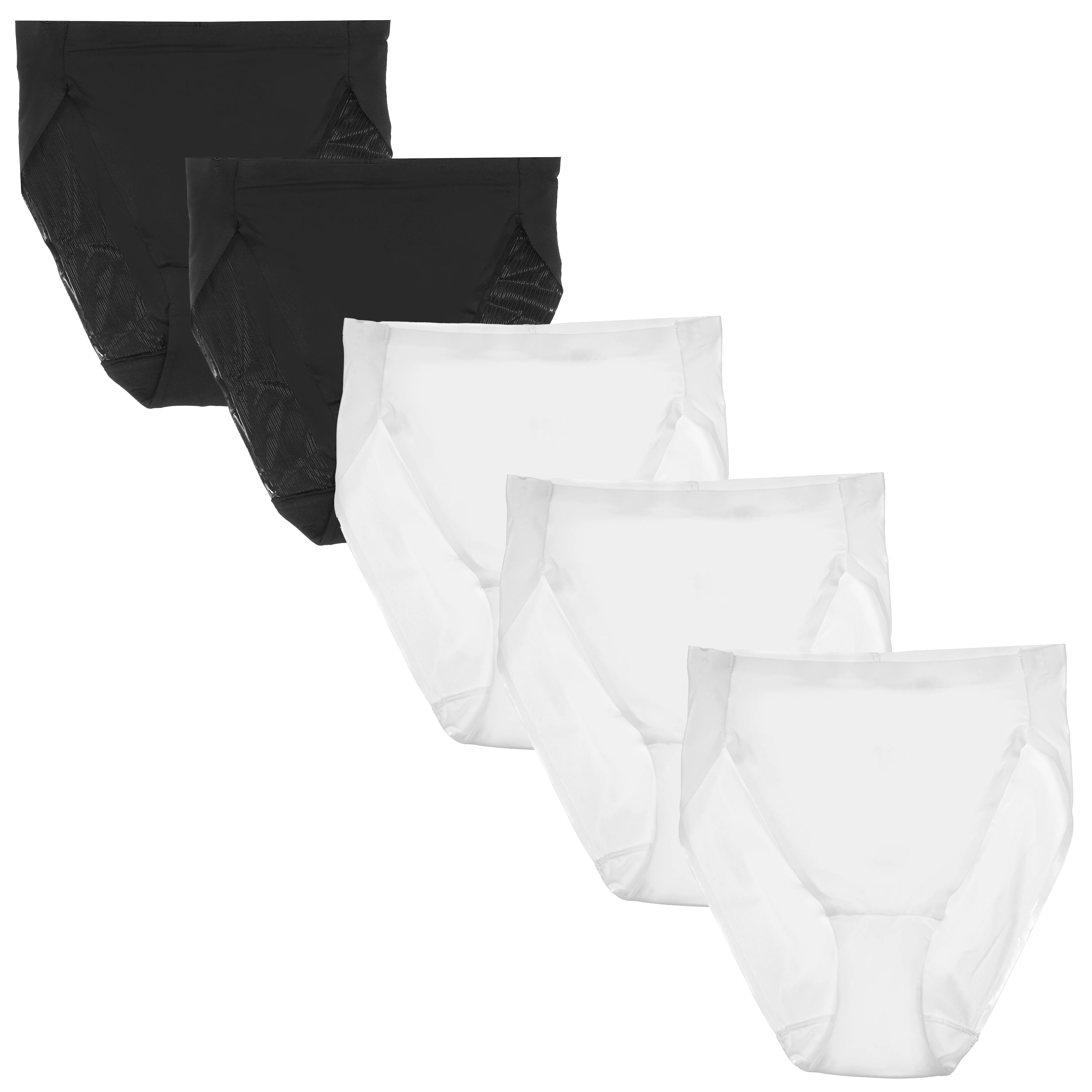5-Pack Clean Finish Microfiber High-Cut Brief