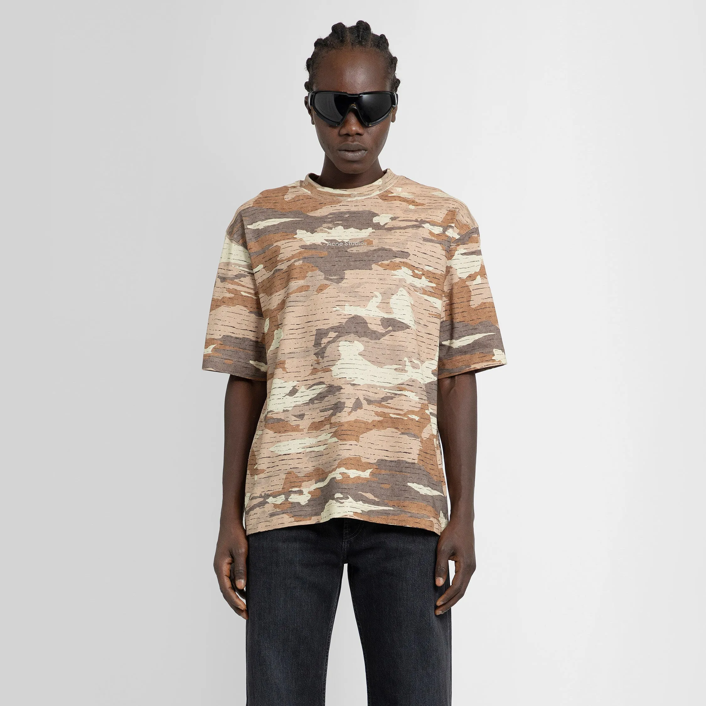 ACNE STUDIOS MAN BEIGE T-SHIRTS & TANK TOPS