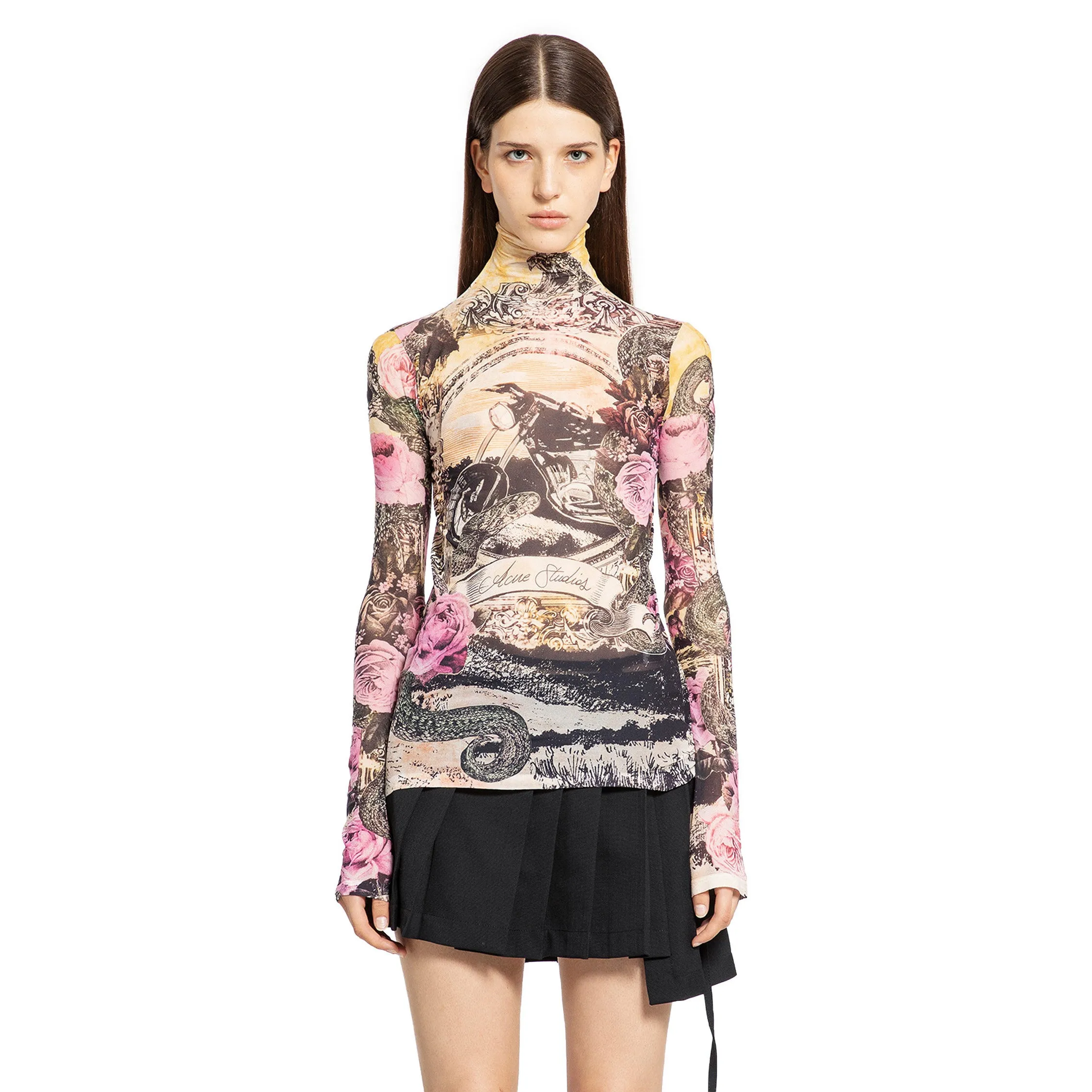 ACNE STUDIOS WOMAN MULTICOLOR TOPS