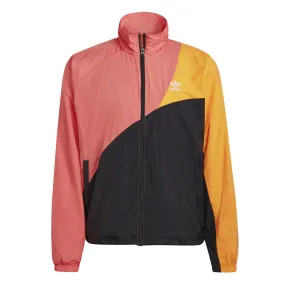 adidas Adicolor Colorblock Originals Jacket Herren Black Semi Turbo Bright Orange