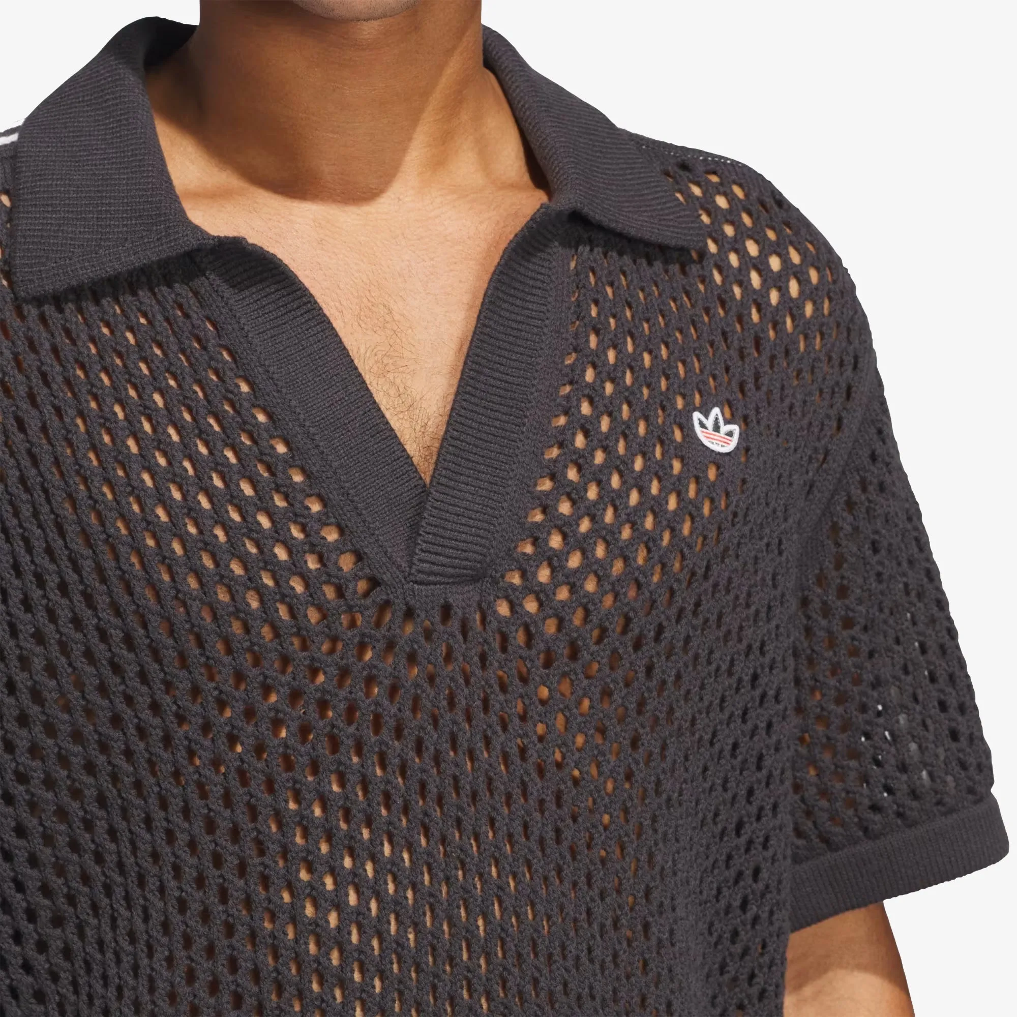 ADIDAS ORIGINALS | CLOT CROCHET POLO BY EDISON CHEN { CARBON