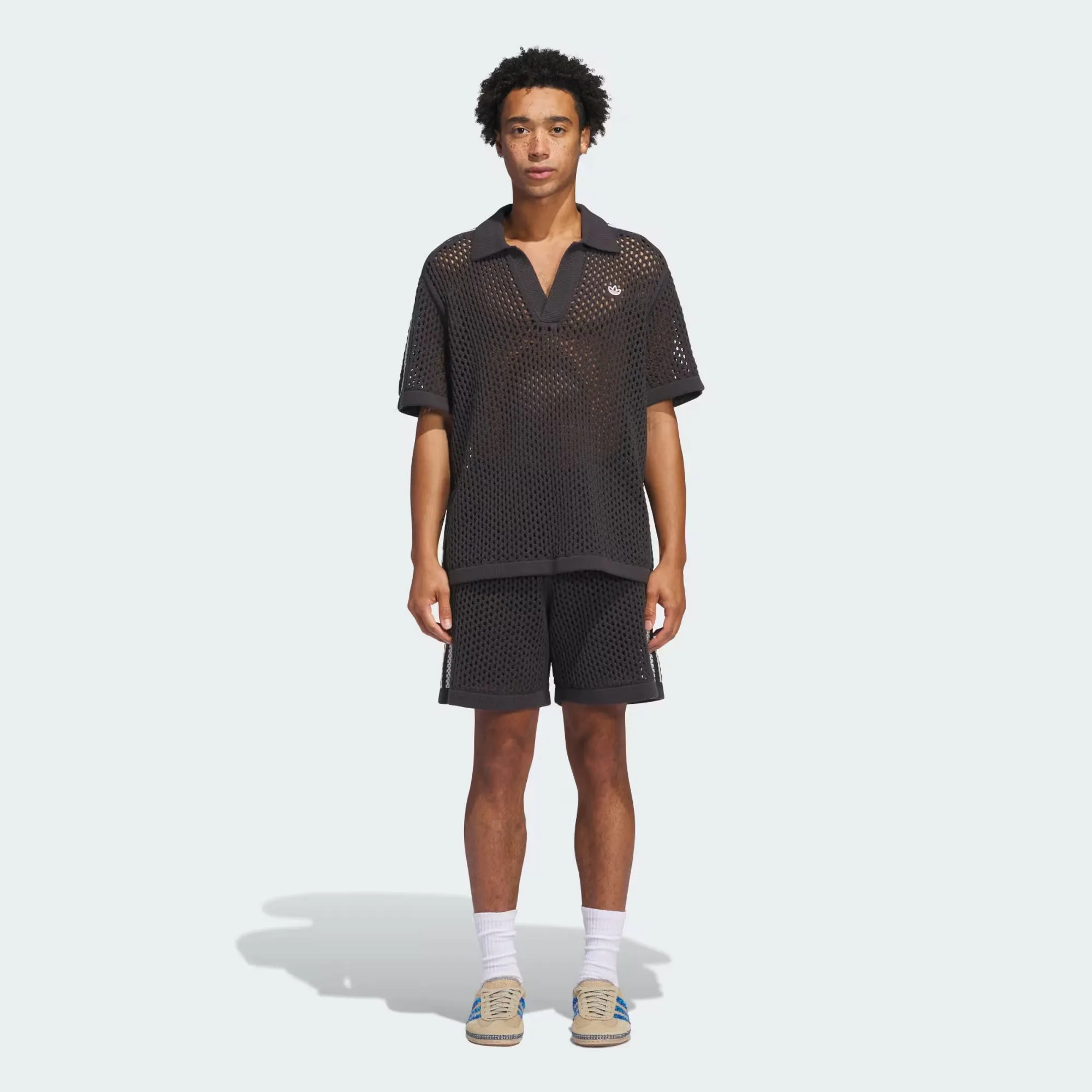 ADIDAS ORIGINALS | CLOT CROCHET POLO BY EDISON CHEN { CARBON