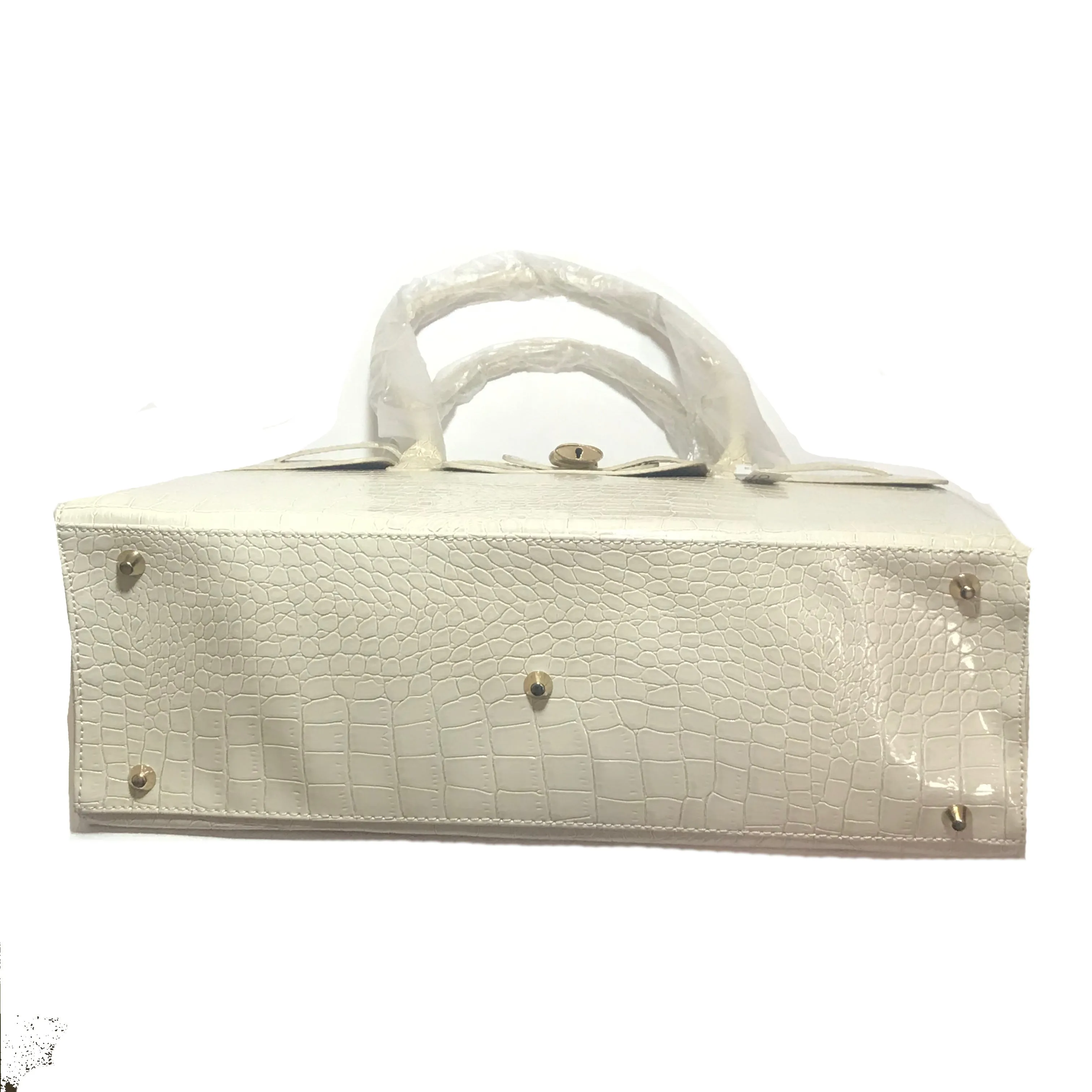ALDO Cream Leatherette 'Stellfox' Large Tote | Brand New |