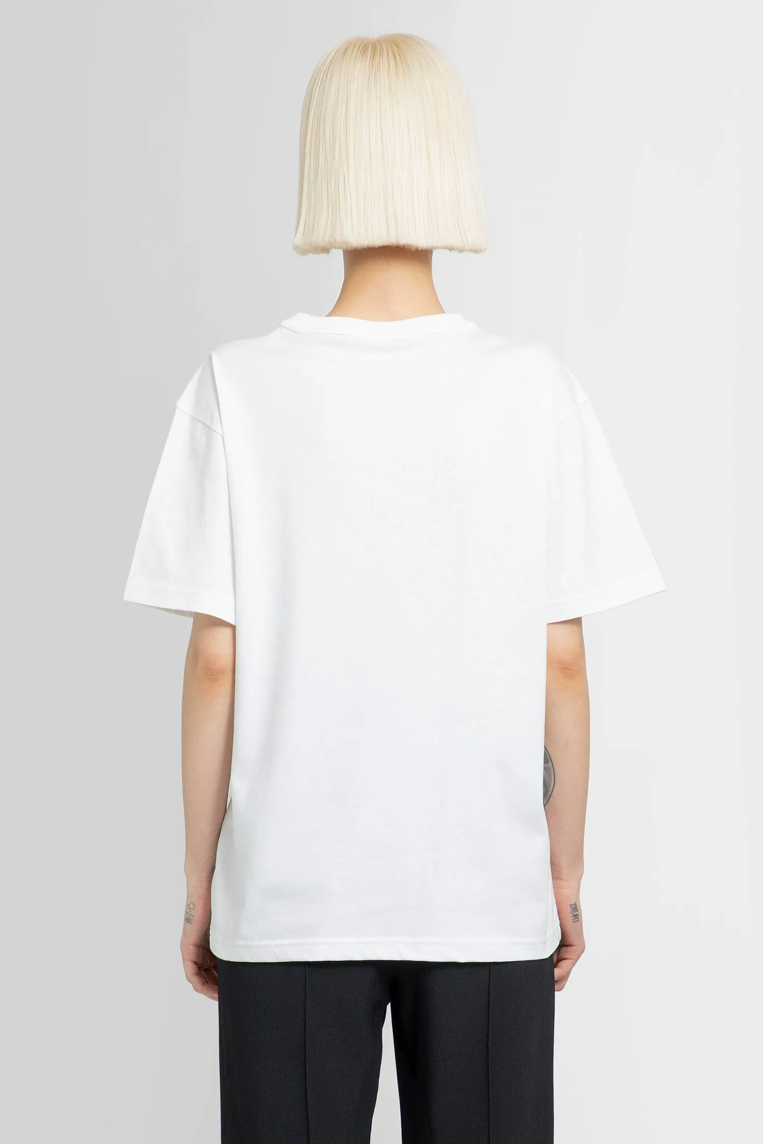 ALEXANDER WANG WOMAN WHITE T-SHIRTS & TANK TOPS