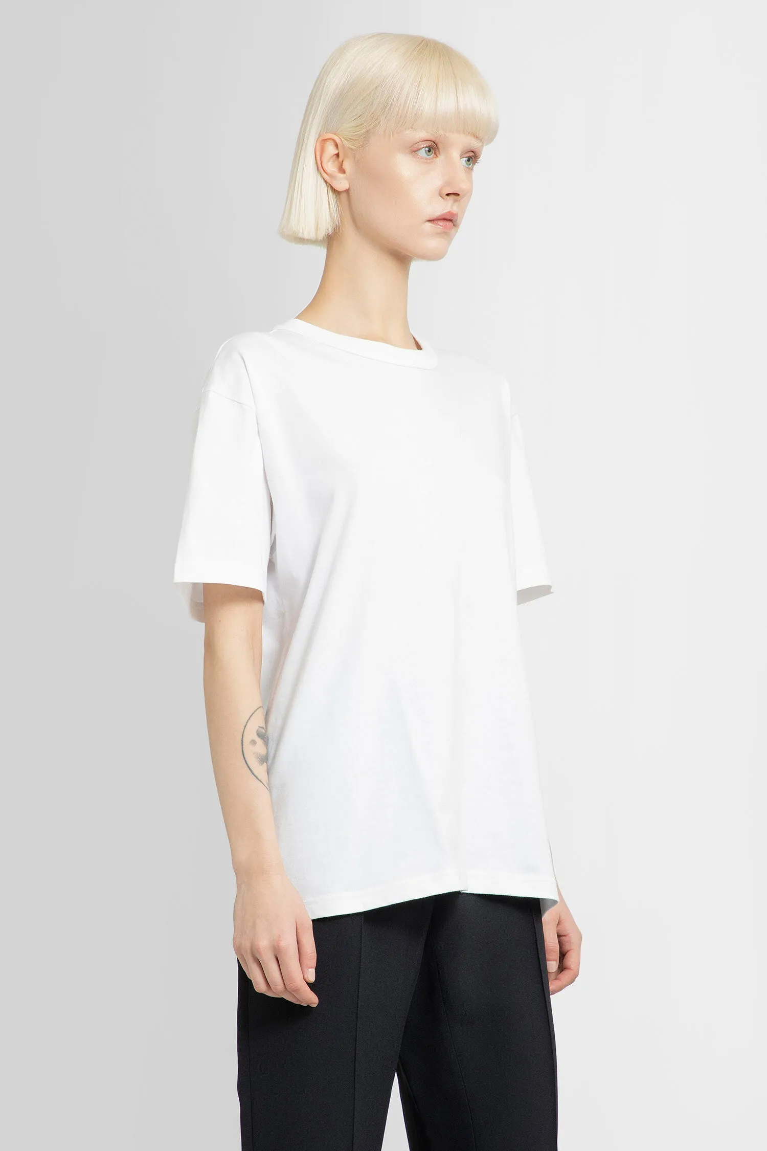 ALEXANDER WANG WOMAN WHITE T-SHIRTS & TANK TOPS