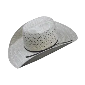 American Hat Co. Open Crown Ivory Straw Hat 6200-2CBLK