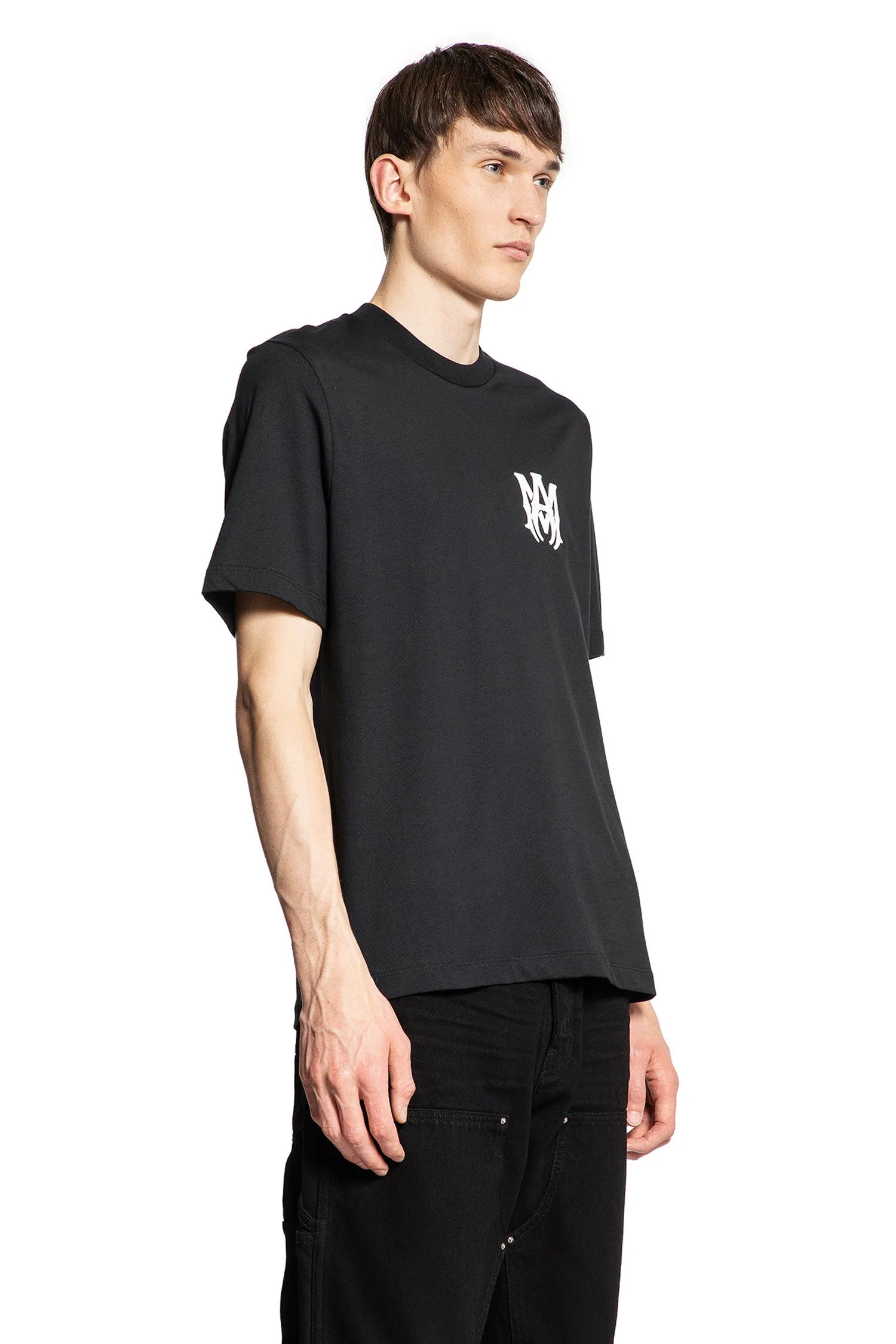 AMIRI MAN BLACK T-SHIRTS & TANK TOPS