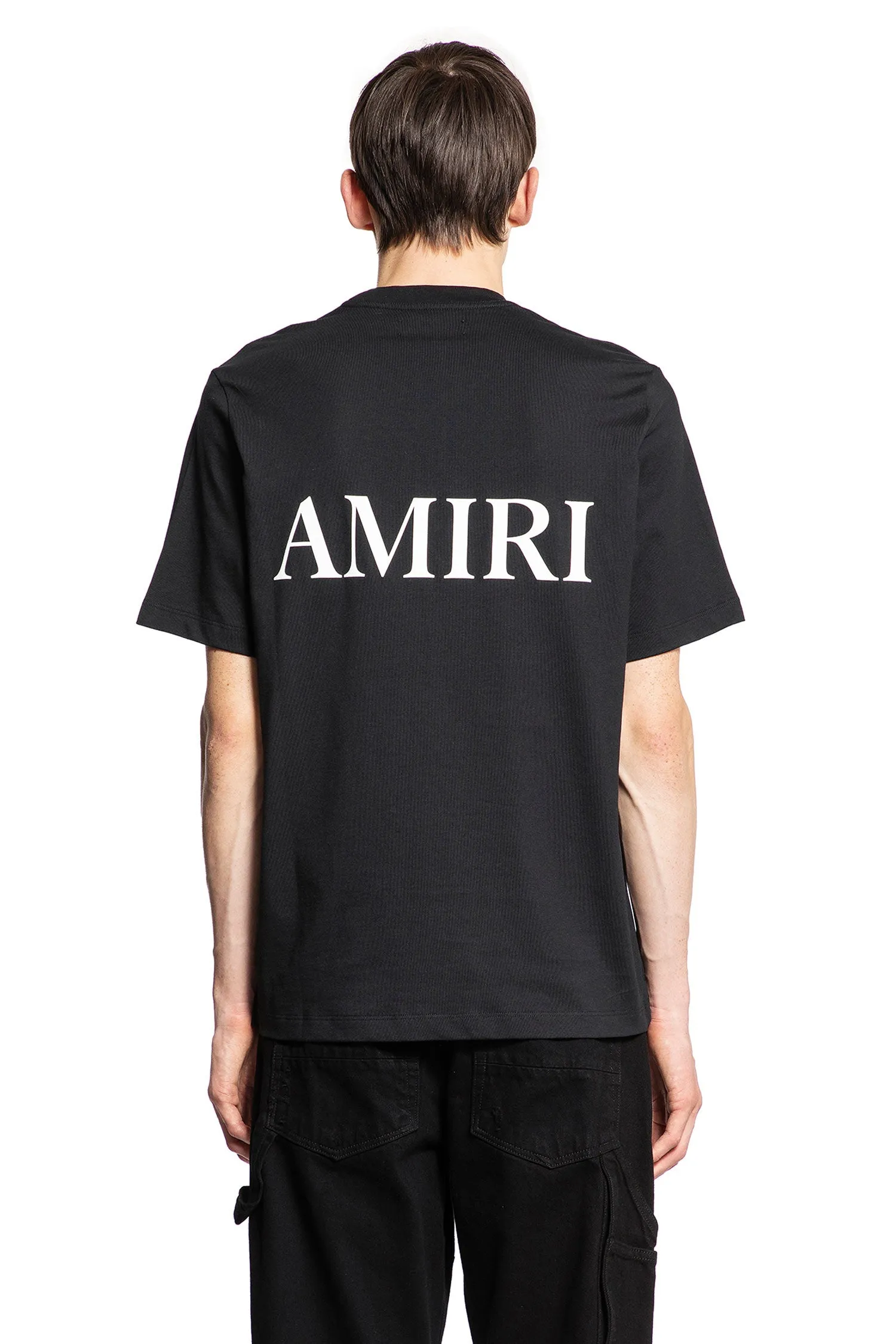 AMIRI MAN BLACK T-SHIRTS & TANK TOPS