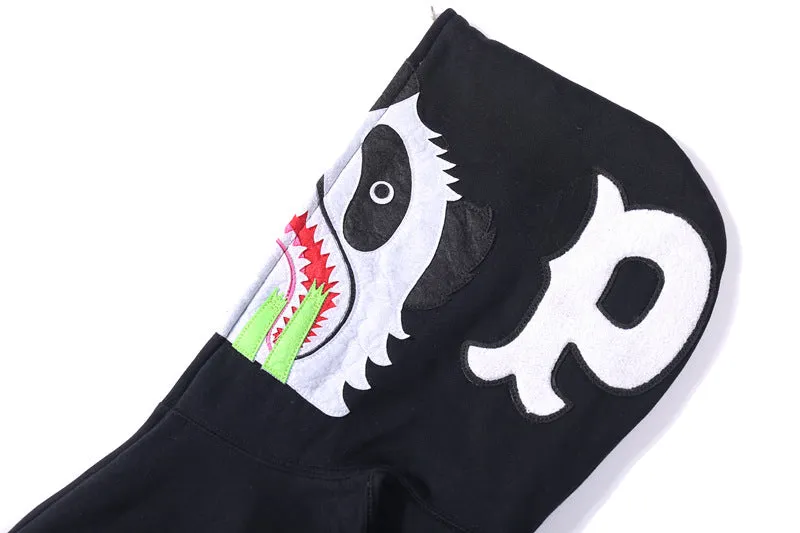 ape shark hoodies Fashion Brand Cotton Warm Camouflage Custom Oversized Sweatshirt With Zipper hoodies