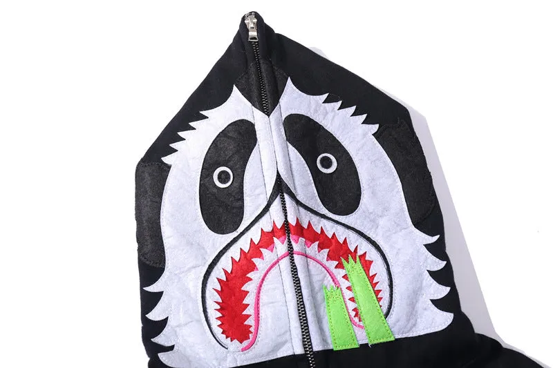ape shark hoodies Fashion Brand Cotton Warm Camouflage Custom Oversized Sweatshirt With Zipper hoodies