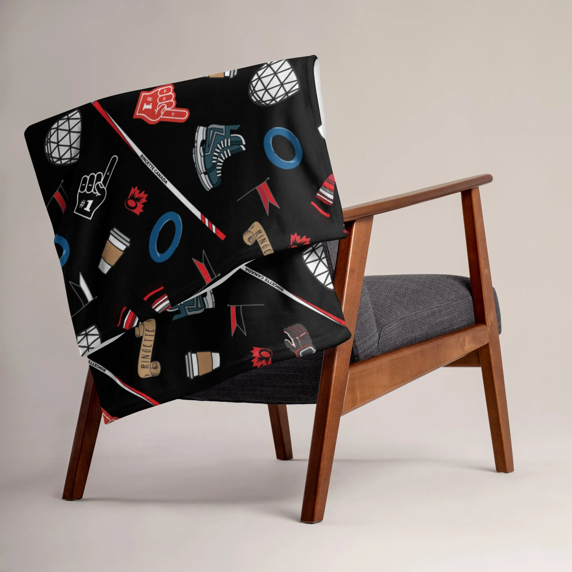Arena Throw Blanket - Black