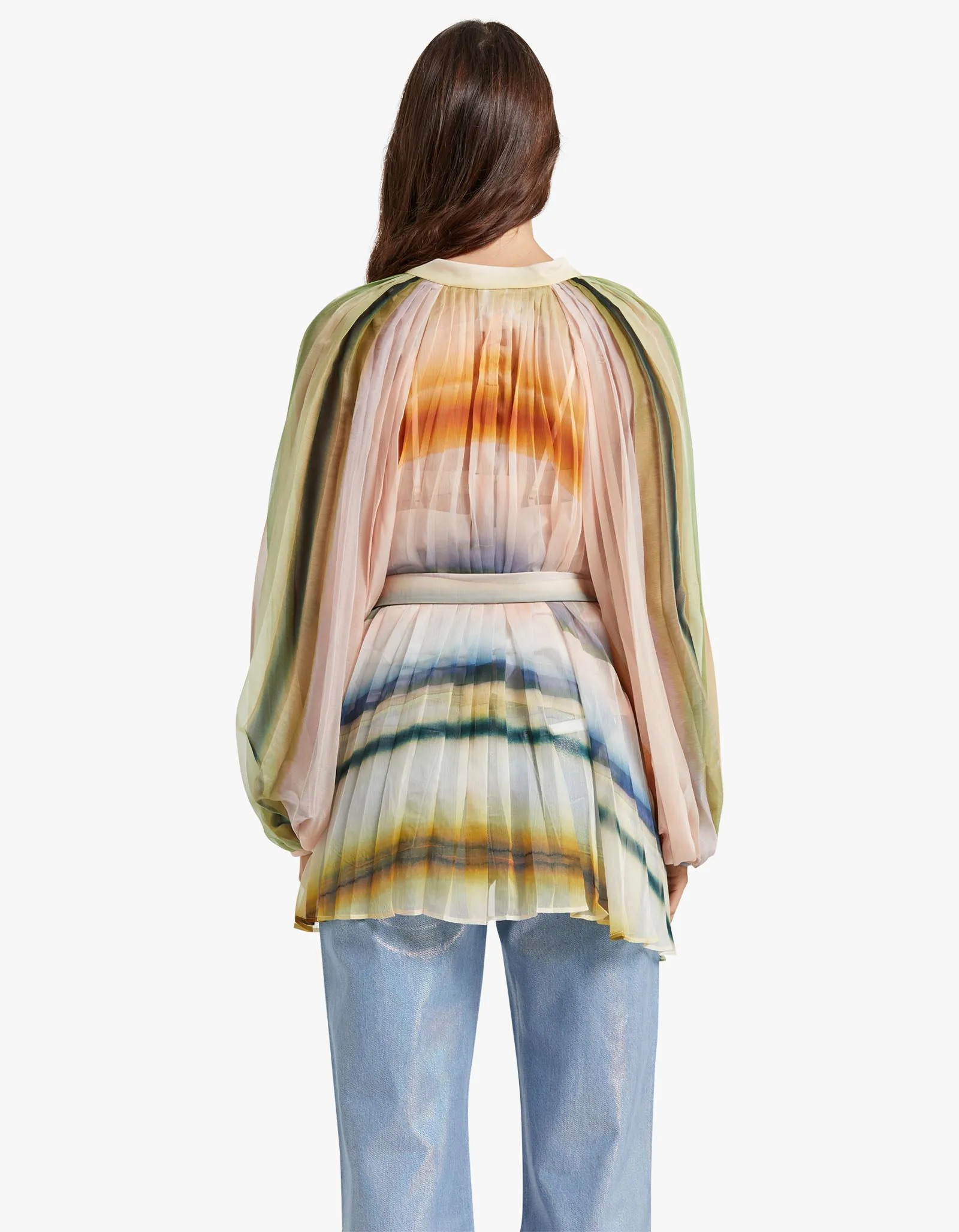 Astone Blouse - Watercolour Stripe