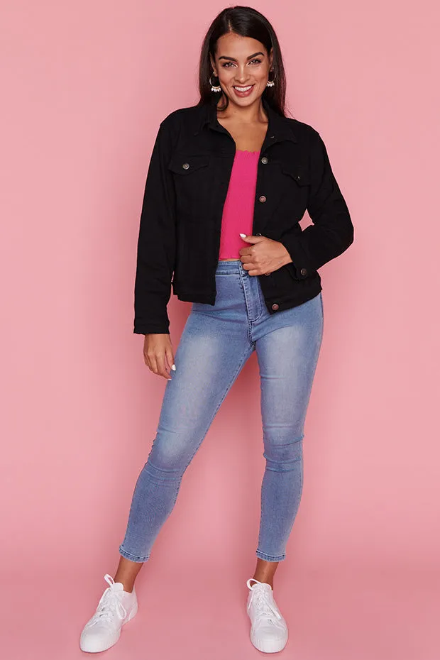 Azalea Black Jacket