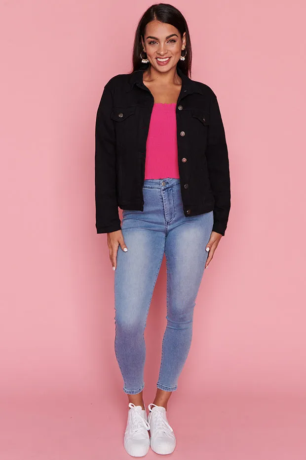 Azalea Black Jacket