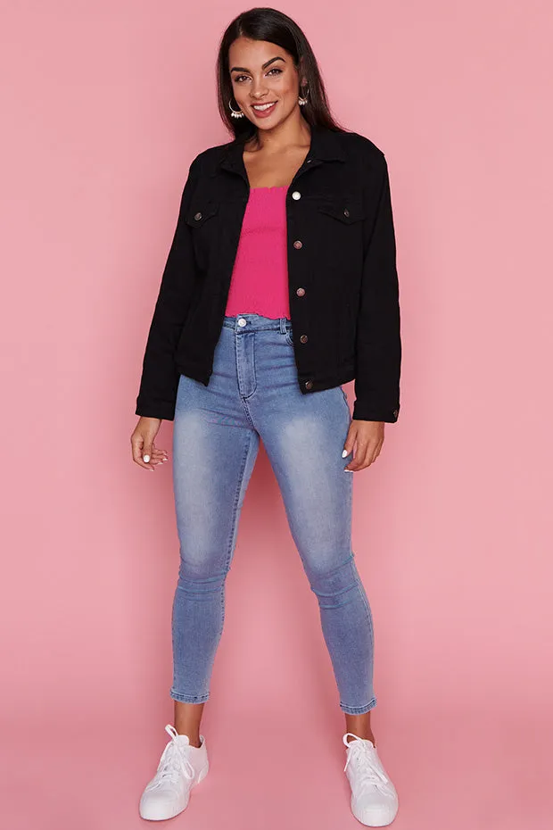 Azalea Black Jacket