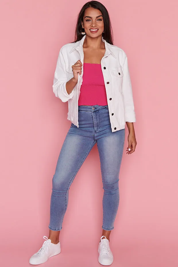 Azalea White Jacket