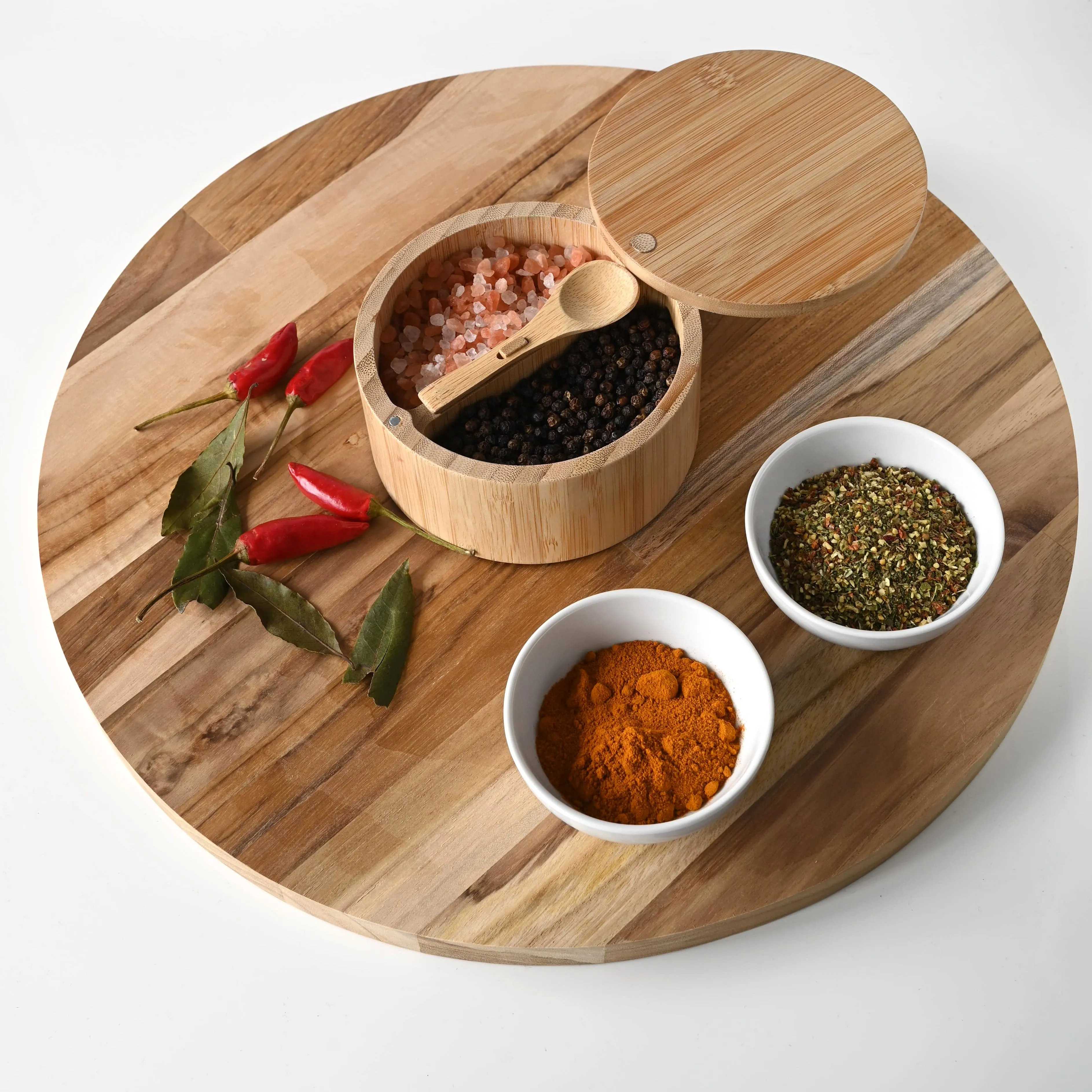 Bamboo Seasoning Box