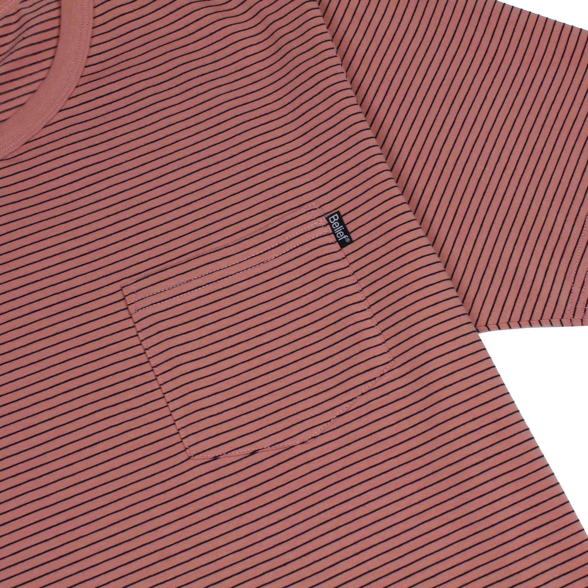 Belief NYC Hudson Pocket S/S Tee Mauve