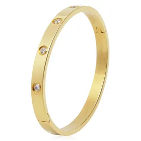 Bergen Gold Bangle Bracelet
