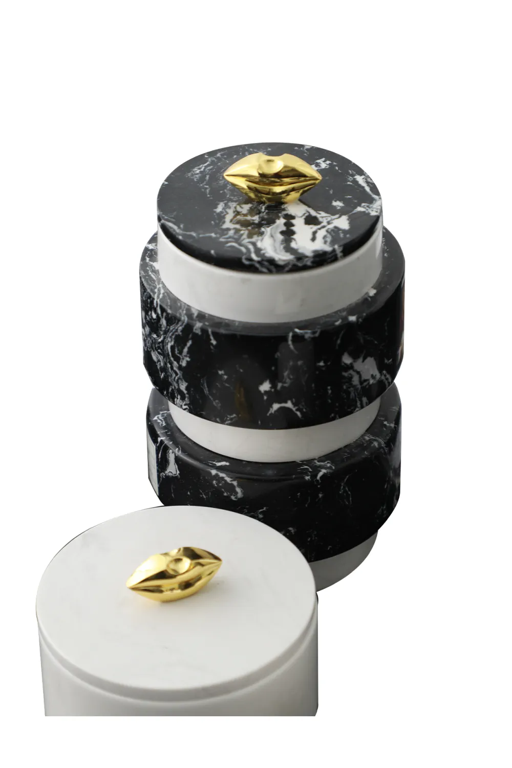 Black and White Marble Jar | Liang & Eimil Chalton