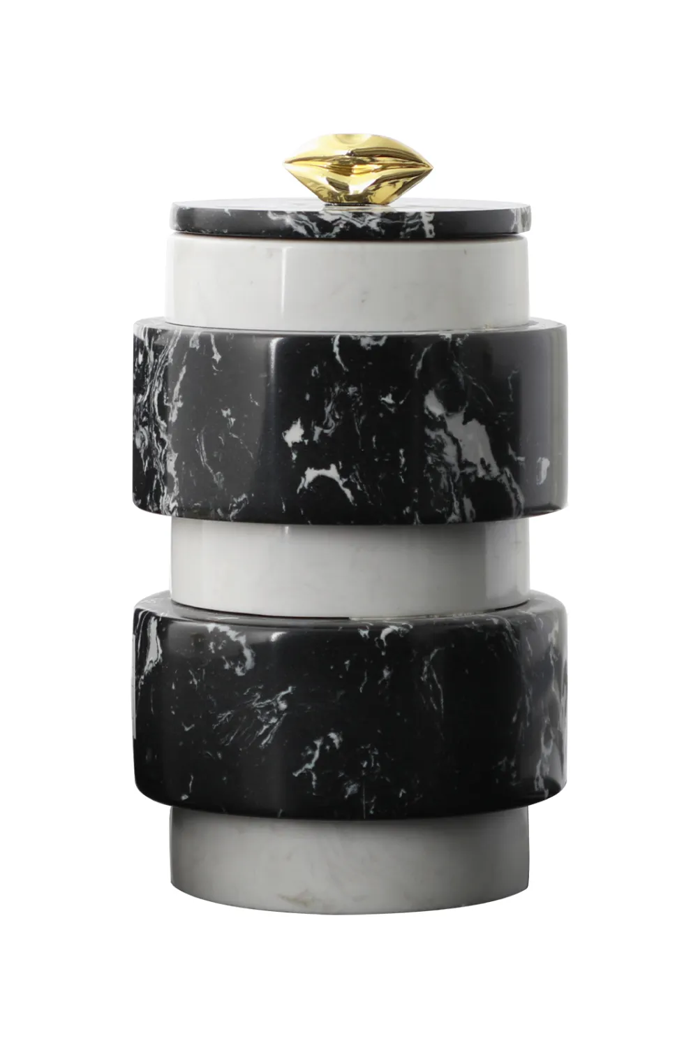 Black and White Marble Jar | Liang & Eimil Chalton