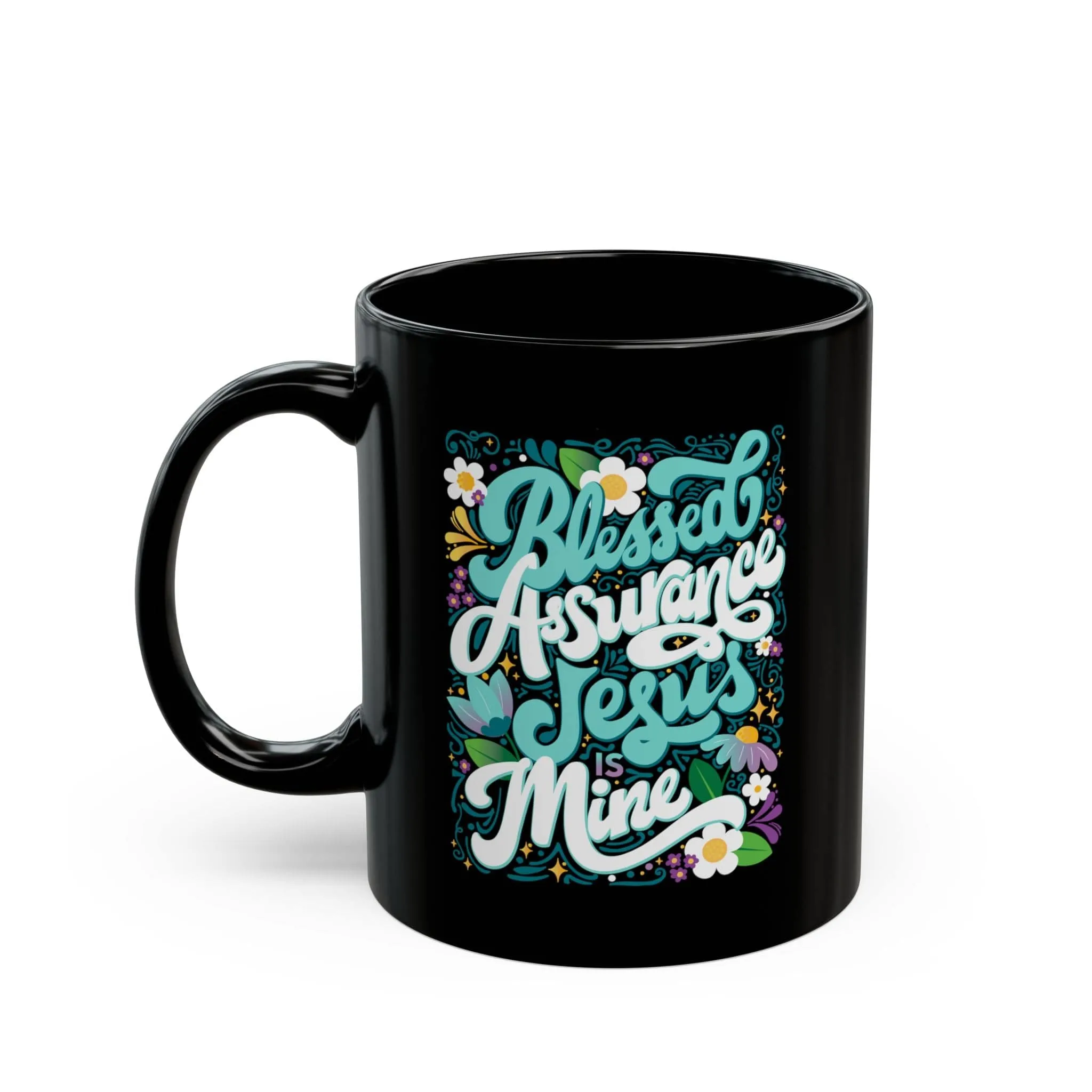 Blessed Assurance 11oz Black Mug