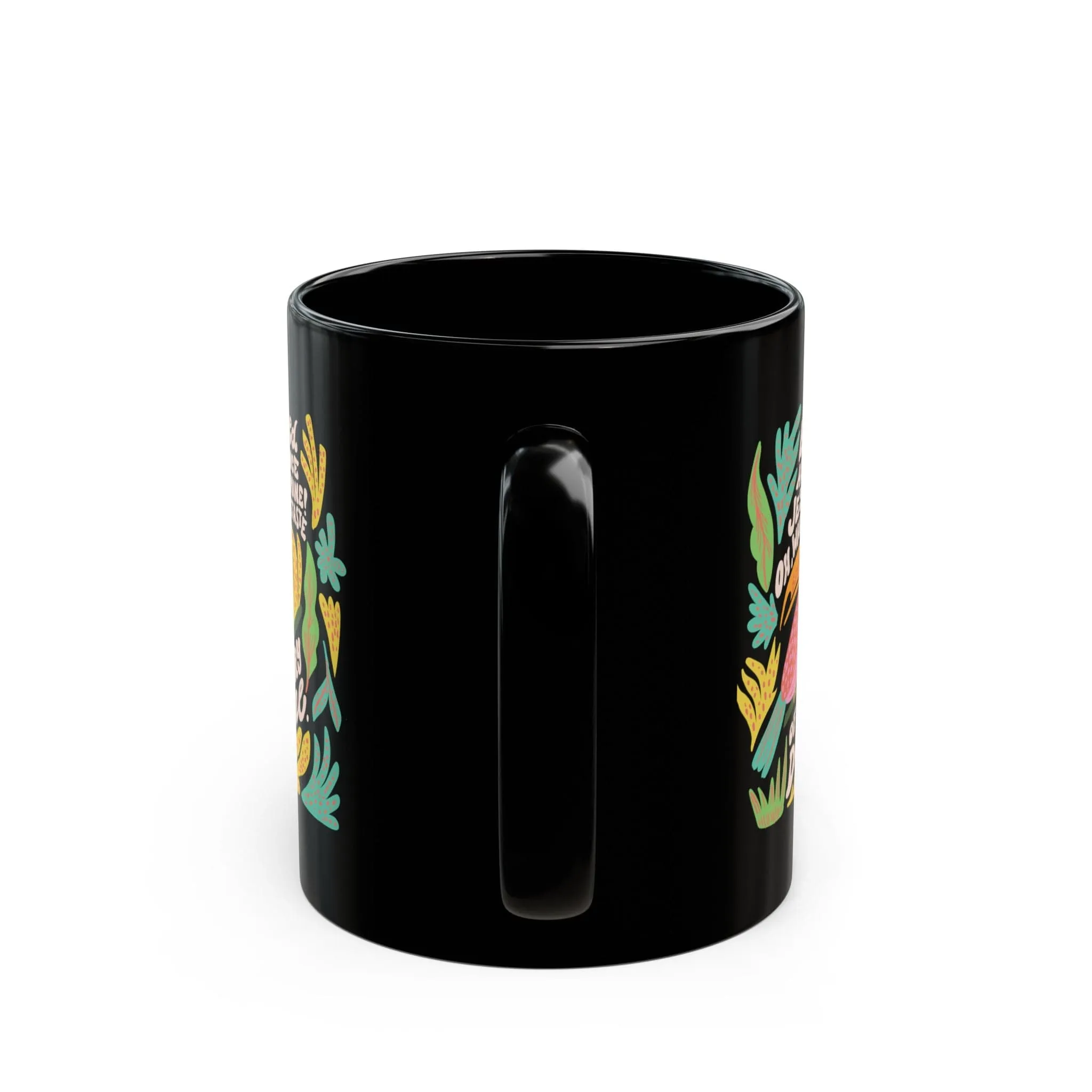 Blessed Assurance Tropical 11oz Black Mug