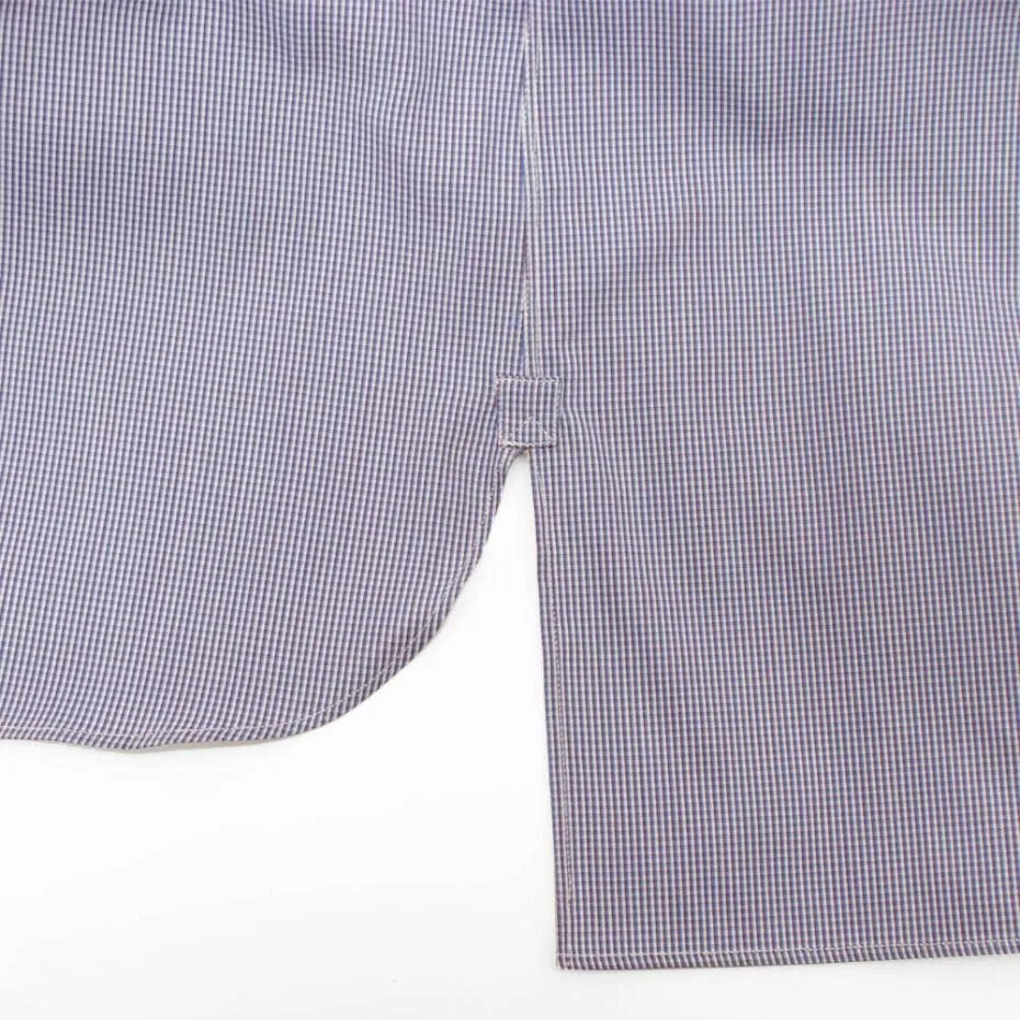 Blue & Red Mini Check Shirt