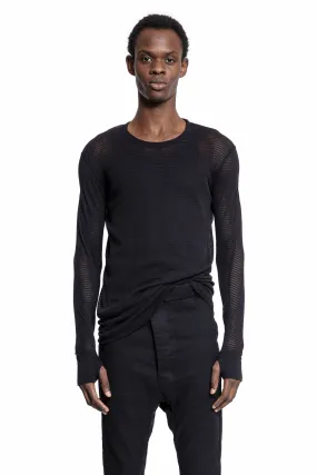 BORIS BIDJAN SABERI MAN BLACK T-SHIRTS & TANK TOPS