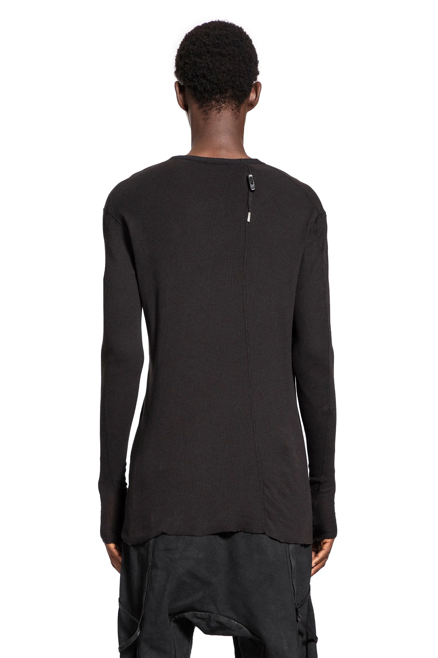 BORIS BIDJAN SABERI MAN BLACK T-SHIRTS & TANK TOPS