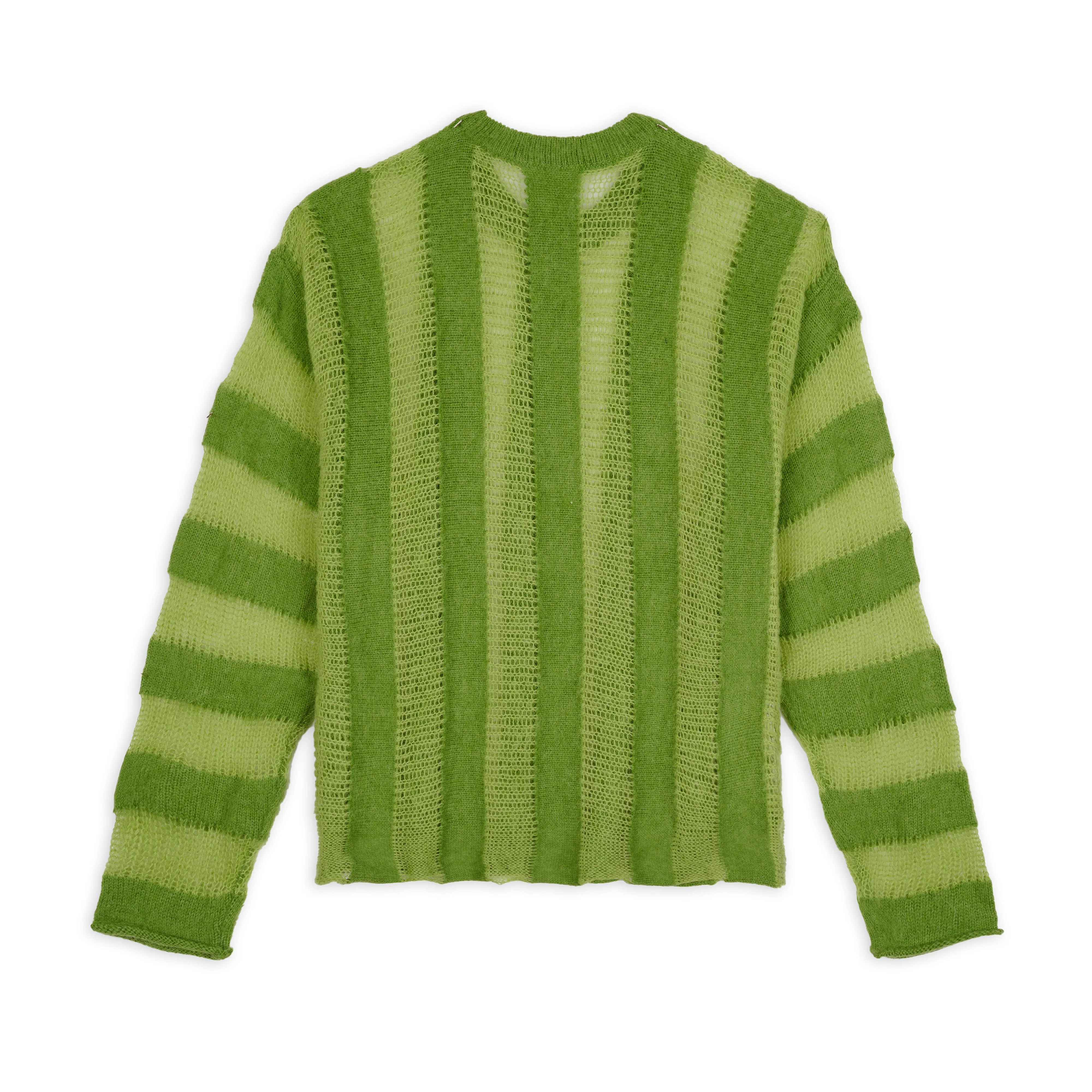 Brain Dead - Men's Fuzzy Threadbare Sweater - (Green)