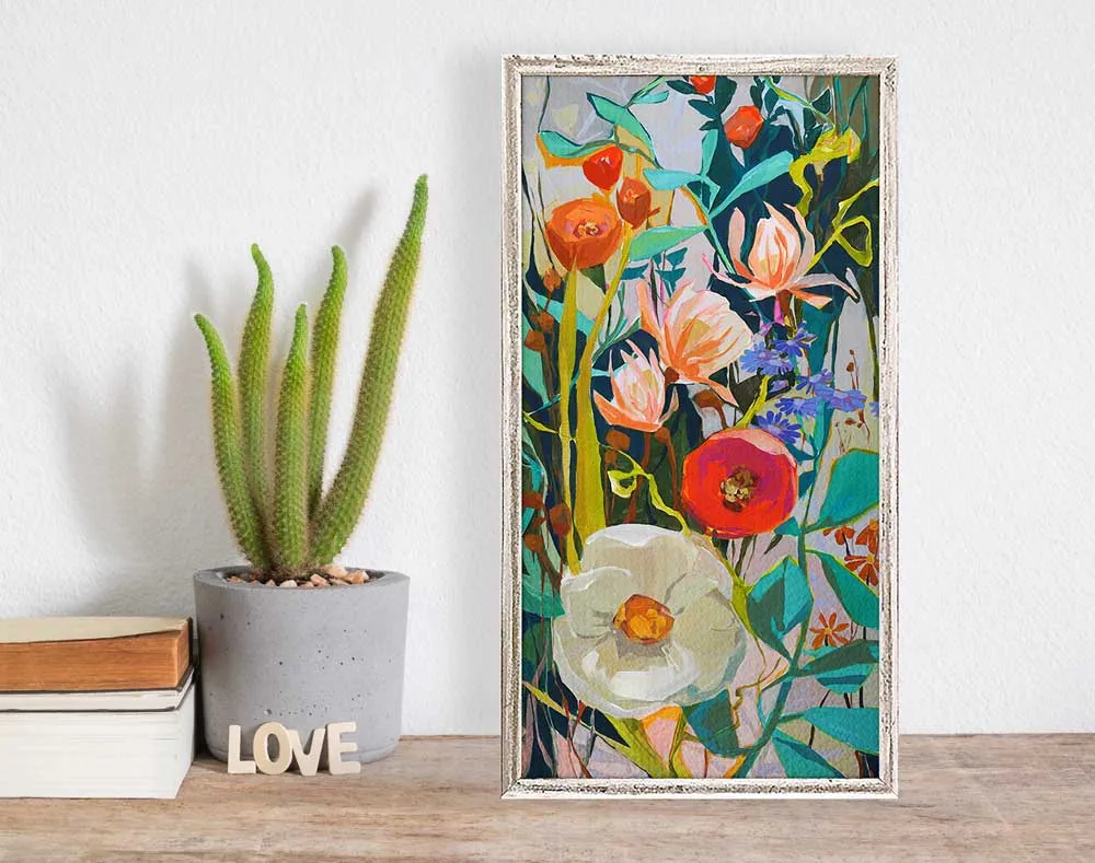 Bright Eyes Mini Framed Canvas