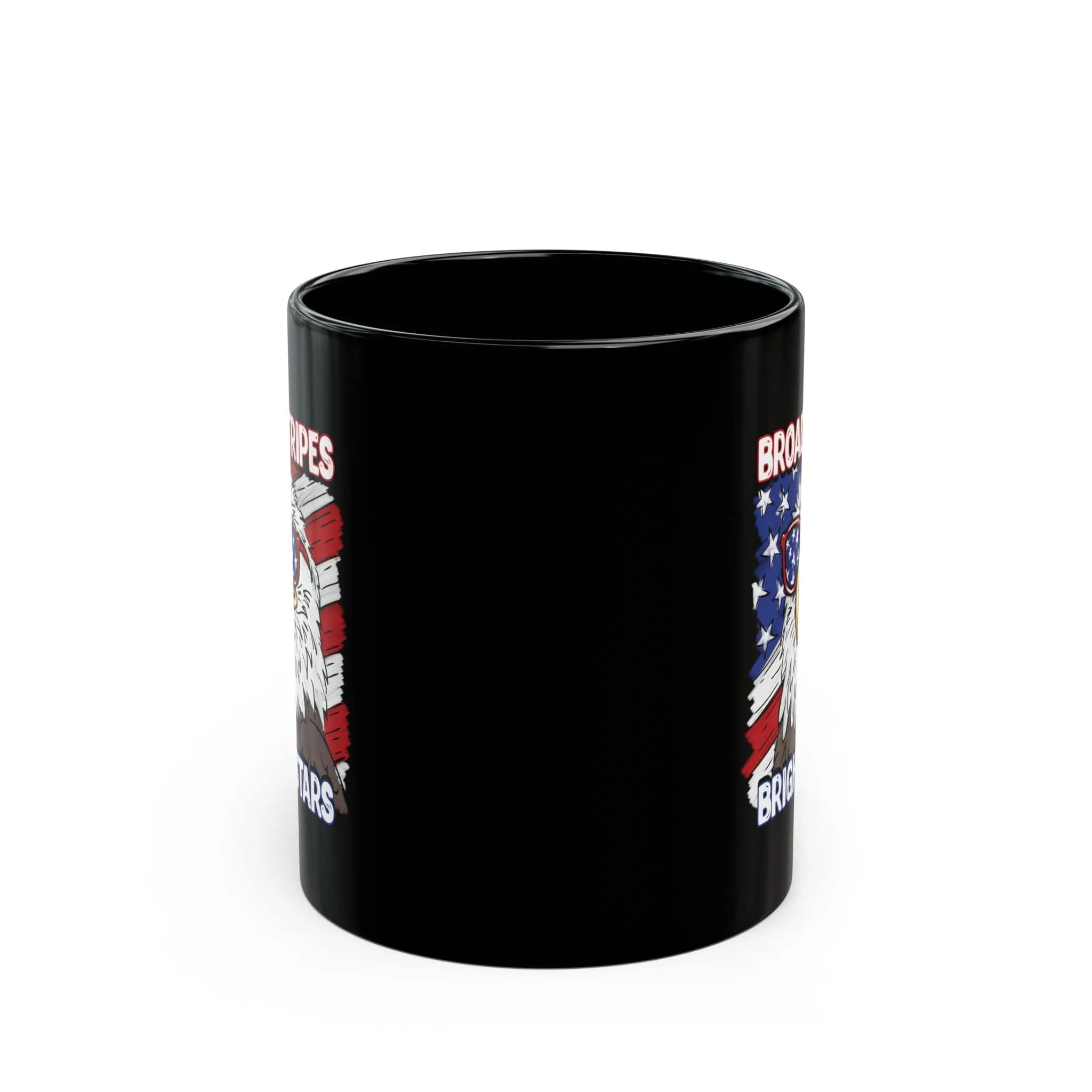 Bright Stars Eagle 11oz Black Mug