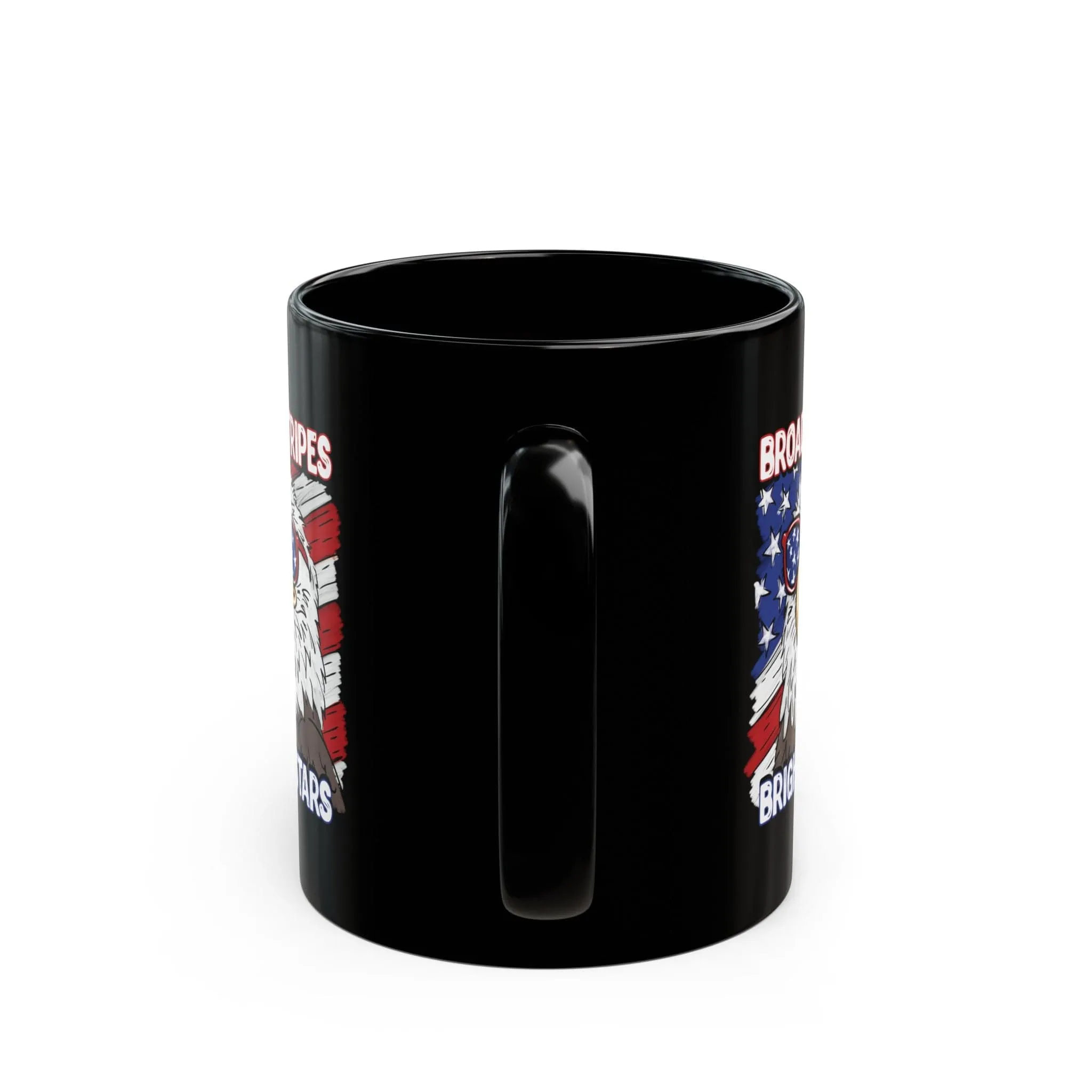 Bright Stars Eagle 11oz Black Mug