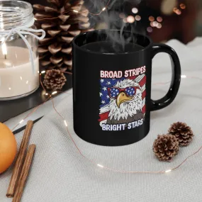 Bright Stars Eagle 11oz Black Mug