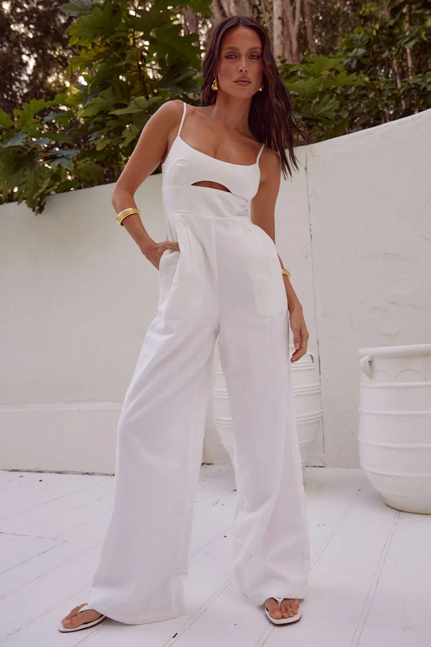 CALISTANA JUMPSUIT - WHITE
