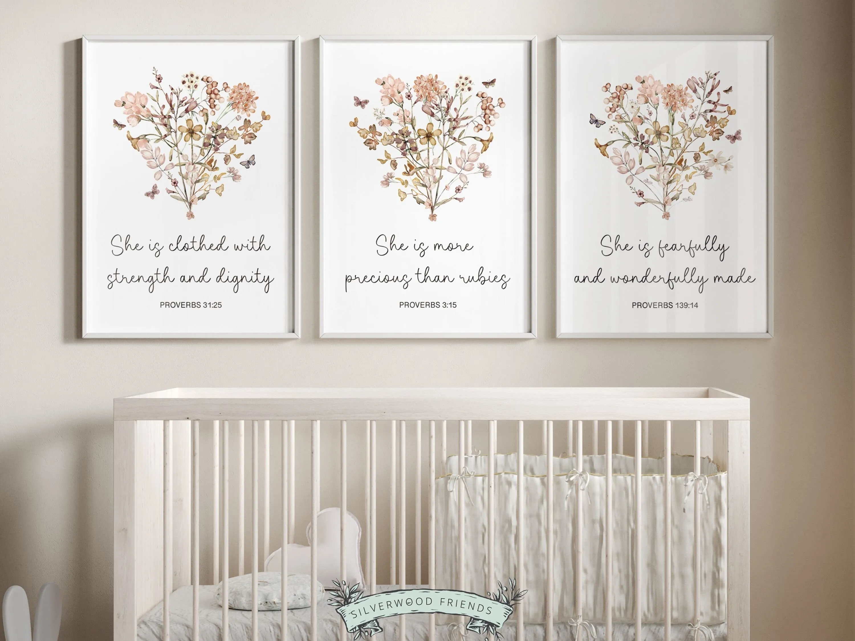 Christian Boho Nursery Print