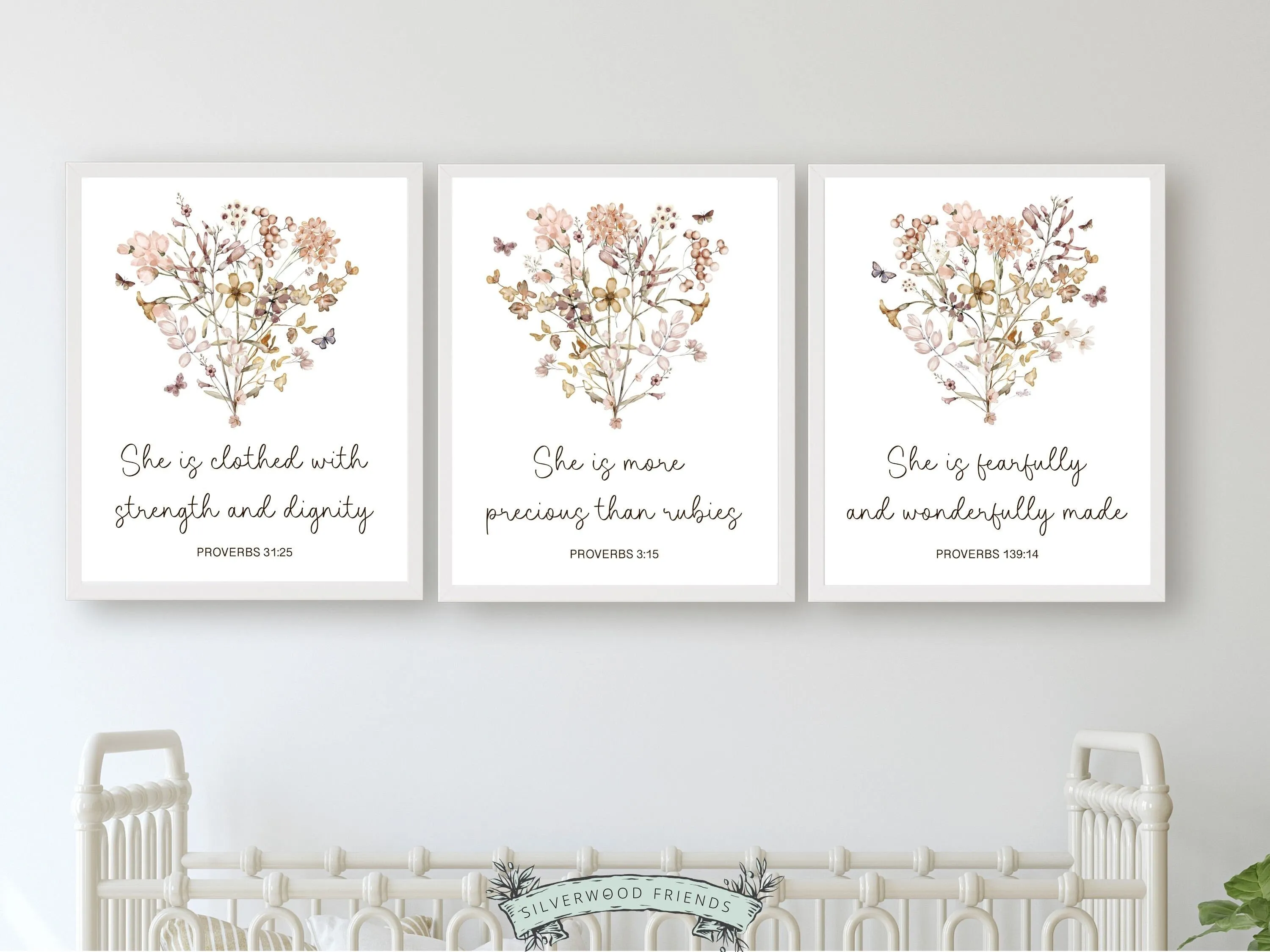 Christian Boho Nursery Print