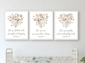 Christian Boho Nursery Print