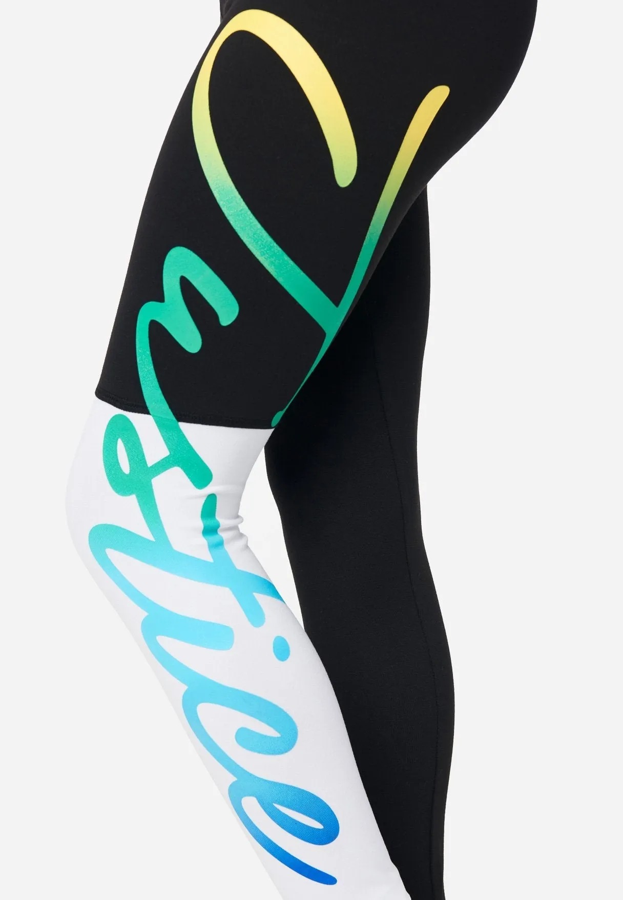 Color Block Full-Length Leggings
