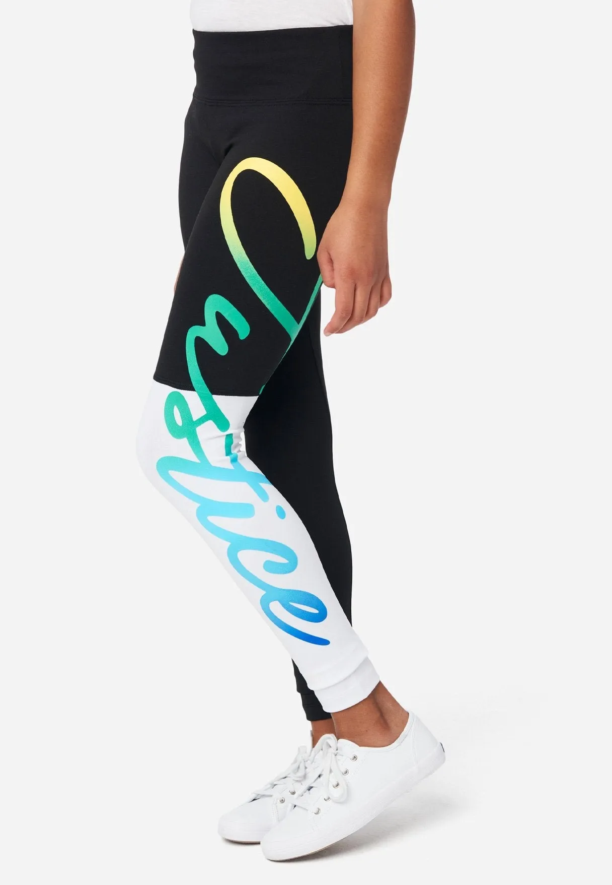Color Block Full-Length Leggings