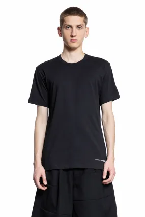COMME DES GARCONS SHIRT MAN BLACK T-SHIRTS & TANK TOPS