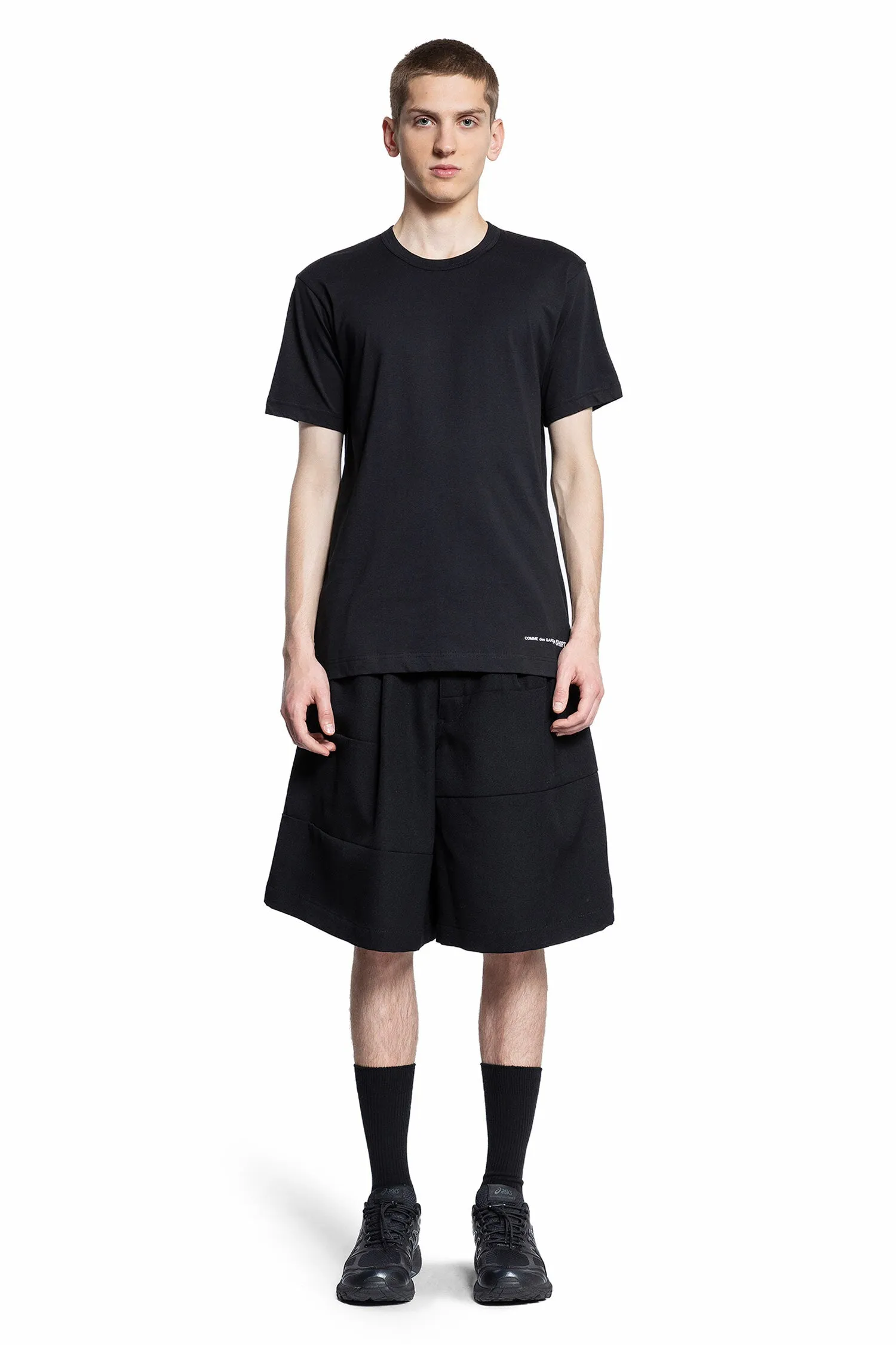 COMME DES GARCONS SHIRT MAN BLACK T-SHIRTS & TANK TOPS