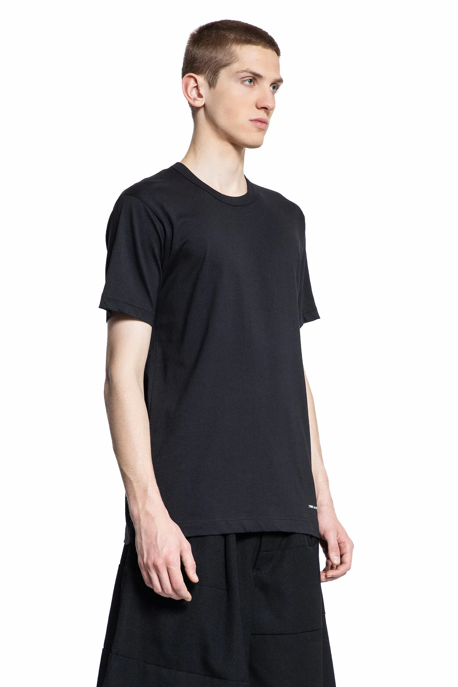 COMME DES GARCONS SHIRT MAN BLACK T-SHIRTS & TANK TOPS