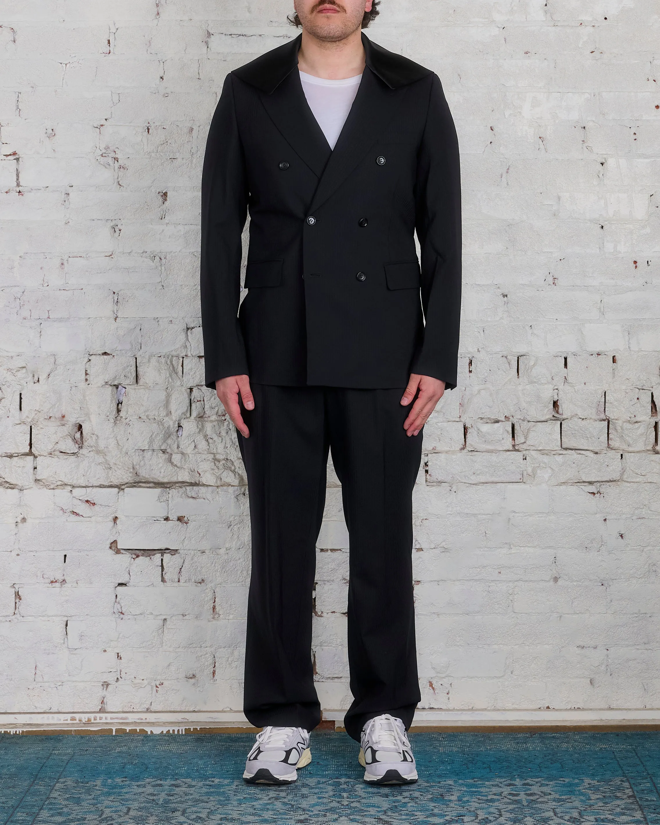 COMME des GARÇONS HOMME Plus DB Modular Flap Blazer Black