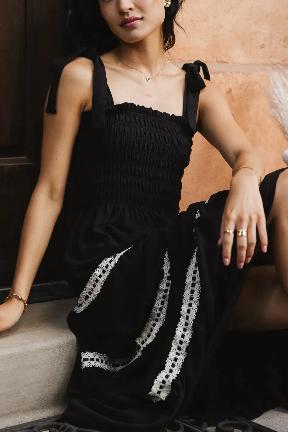 Contra Smocked Maxi Dress - FINAL SALE