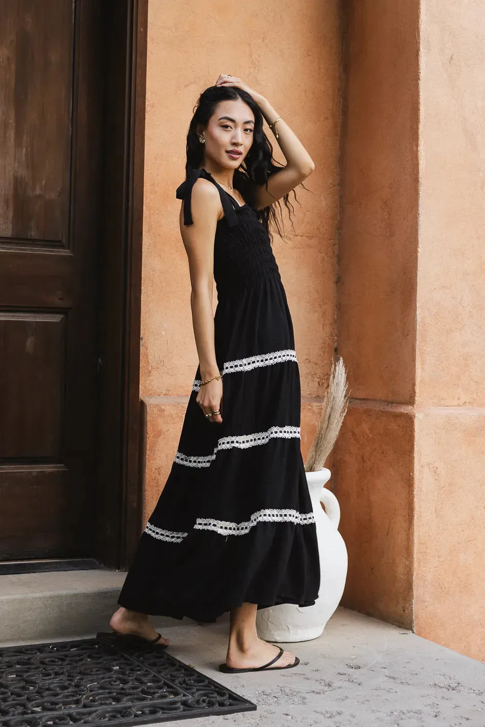 Contra Smocked Maxi Dress - FINAL SALE